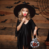 72Pcs Halloween Drawstring Goody Candy Gift Bags With Handles