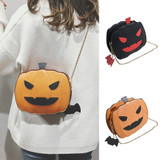 Funny Lovely Pumpkin Halloween Girls Shoulder Messenger Bag