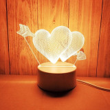 Creative 3D Novelty Illusion LED Night Light Table Lamp For Home Decor