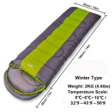 Large Warm Sleeping Bag for Camping Hiking