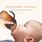 Anti Colic Air Vent Wide Neck Natural Nursing Baby Silicone Feeding Bottle
