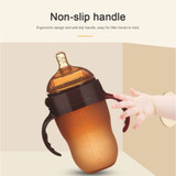 Anti Colic Air Vent Wide Neck Natural Nursing Baby Silicone Feeding Bottle