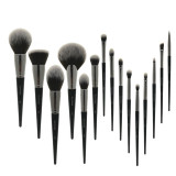 15pcs High Quality Black Natural Synthetic Hair Make Up Brush Tools Kit