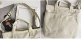 New Design Cotton Fabric Reusable Women Canvas Eco Cloth Shopping Bags
