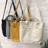 New Design Cotton Fabric Reusable Women Canvas Eco Cloth Shopping Bags