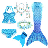 Pretty Girl Mermaid Tail Costume Swimsuit