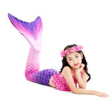 Pretty Girl Mermaid Tail Costume Swimsuit