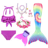 Pretty Girl Mermaid Tail Costume Swimsuit