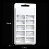 24pcs Quick Building False Nail Mold Finger Extension Nail Care Tool