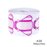 500/300pcs/Set Acrylic French Nail Extension Stencil Sticker