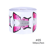 500/300pcs/Set Acrylic French Nail Extension Stencil Sticker