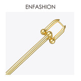 Geometric U Shape Long Dangle Drop Earrings For Women