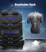 15.6inch Waterproof Slim Laptop Backpack for Office & Business