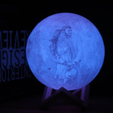 Photo/Text Customized 3D Printing Moon Lamp
