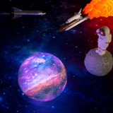 Hot Selling New 3D Print Galaxy Moon Light Lamp
