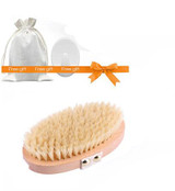 Natural Adjustable Wooden Massage Shower Brush