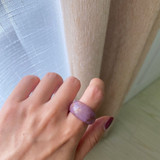 Colorful Minimalist Acrylic Rings