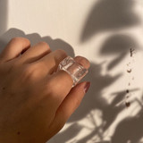 Colorful Minimalist Acrylic Rings