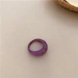 Colorful Minimalist Acrylic Rings