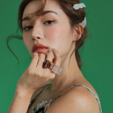 Colorful Minimalist Acrylic Rings