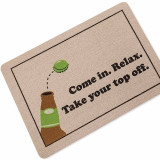 Waterproof Anti Slip Rubber Doormat for Entrance Bathroom Living Room