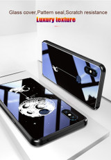 Eye Catching Slide Glass Painted Phone Case For Xiaomi Mix 3