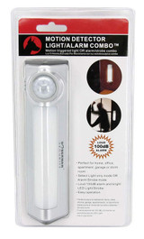 Motion Detector Alarm with Nightlight Function Motion-Triggered Light OR Motion-Triggered Alarm
