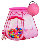 Children Play Tent Ball Pit Hexagonal Foldable Castle Playhouse