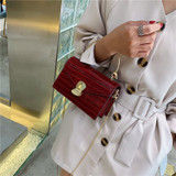 Mini Stone Pattern PU Leather Crossbody Shoulder Bags For Women Mini Stone Pattern PU Leather Crossbody Shoulder Bags For Women
