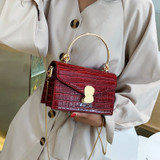 Mini Stone Pattern PU Leather Crossbody Shoulder Bags For Women Mini Stone Pattern PU Leather Crossbody Shoulder Bags For Women