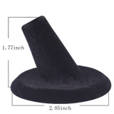 Black Velvet Ring Finger Jewelry Holder Showcase Display Stands