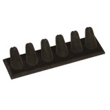 Black Velvet Ring Finger Jewelry Holder Showcase Display Stands