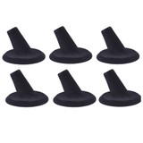 Black Velvet Ring Finger Jewelry Holder Showcase Display Stands
