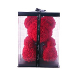 Lovely 40cm Artificial Rose Teddy Bear for Valentine's Day Gift