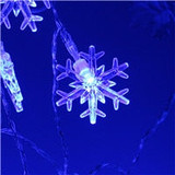 LED Snowflake Fairy String Lights for Outdoor Decoration
