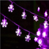 LED Snowflake Fairy String Lights for Outdoor Decoration
