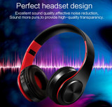 HIFI Bluetooth Headphone and Supports SD Card with Mic for Xiaomi iPhone Samsung Tablets