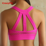 High Impact Push Up Sports Bra for Yoga Fitness Workout