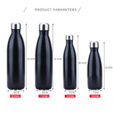 Classic Double-Wall Insulated Vacuum Flask Stainless Steel Sports Water Bottle