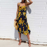 Beautiful Printed Sleeveless Party Wear Dress for Women