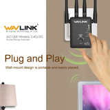 Hot Selling AC1200 Wireless Wi-Fi Range Extender/ Router with External Antennas