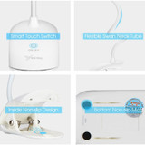 HOT SELLING USB 14 LED Table Lamp with Clip Bed Reading Book Light