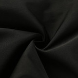 Fashionable High Waist Black Pencil (Patchwork) Pants for Women