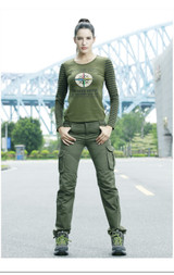 STYLISH High Waist Military Cargo Pants for Women
