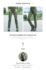 STYLISH High Waist Military Cargo Pants for Women