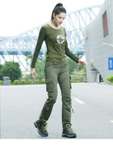 STYLISH High Waist Military Cargo Pants for Women