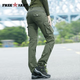 STYLISH High Waist Military Cargo Pants for Women