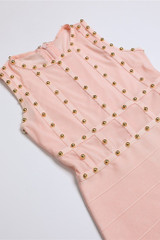 Juliette Pink Bandage Dress