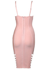 Mary Pink Bandage Dress