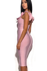 Mary Pink Bandage Dress